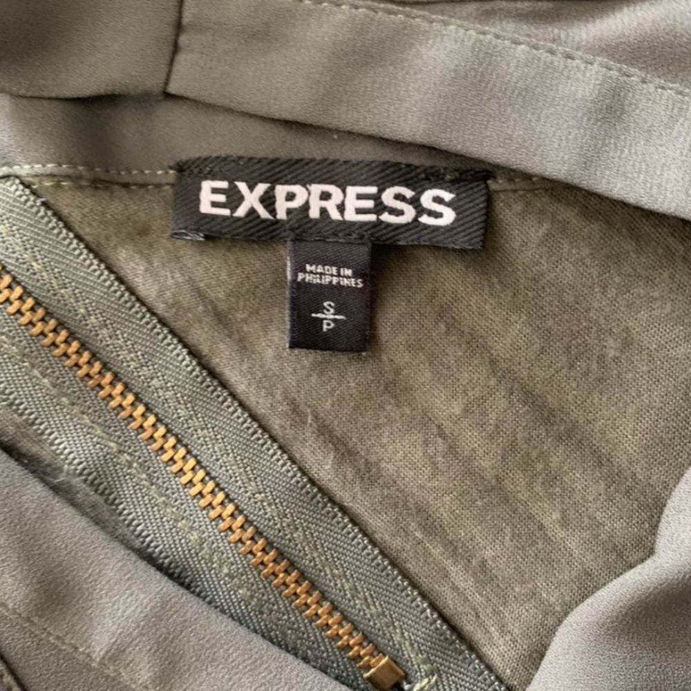Express Army Green Racerback Tank - Picture 4 of 5